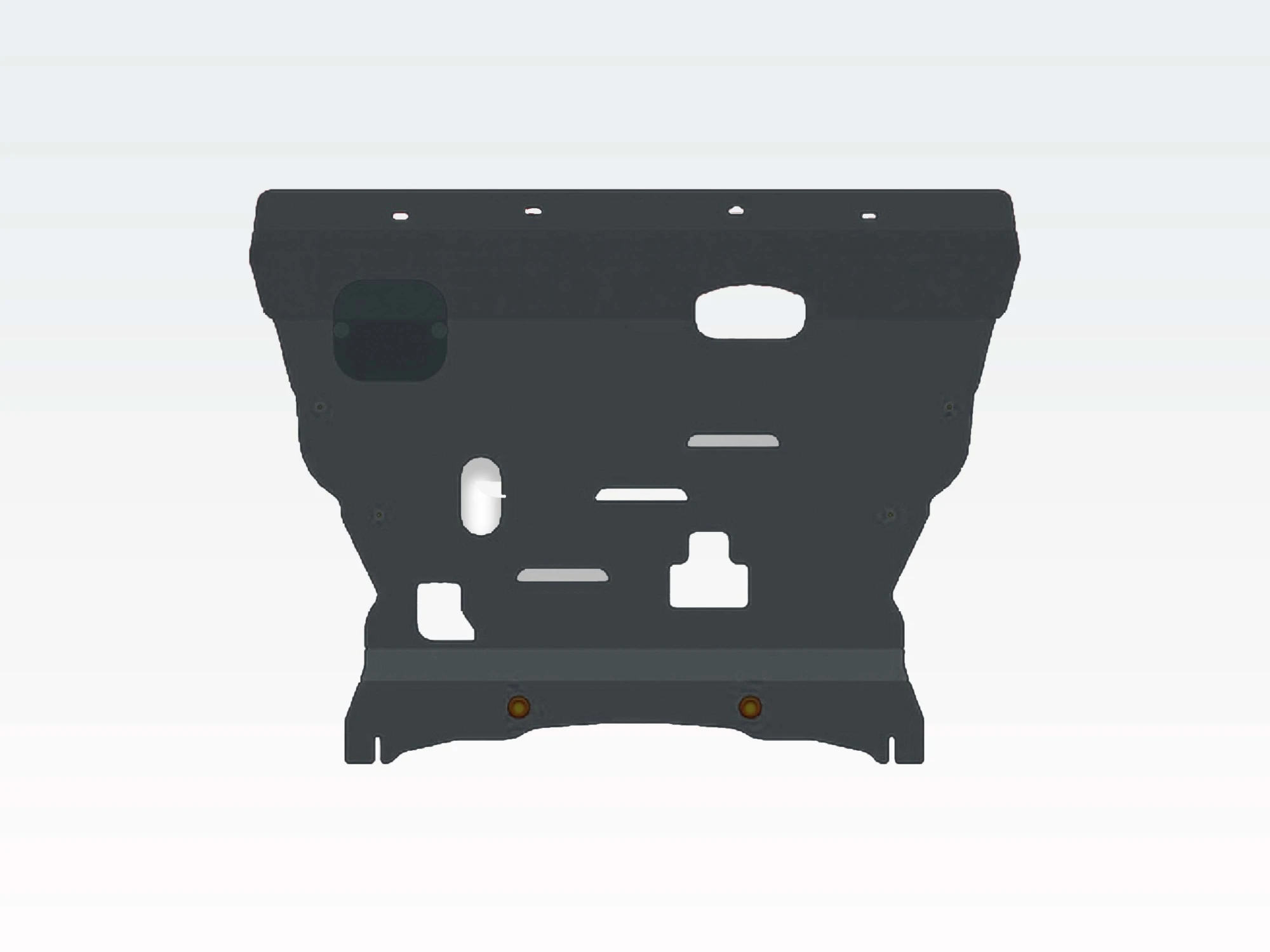 Защита картера и КПП для Volvo S90 II Рестайлинг Черный