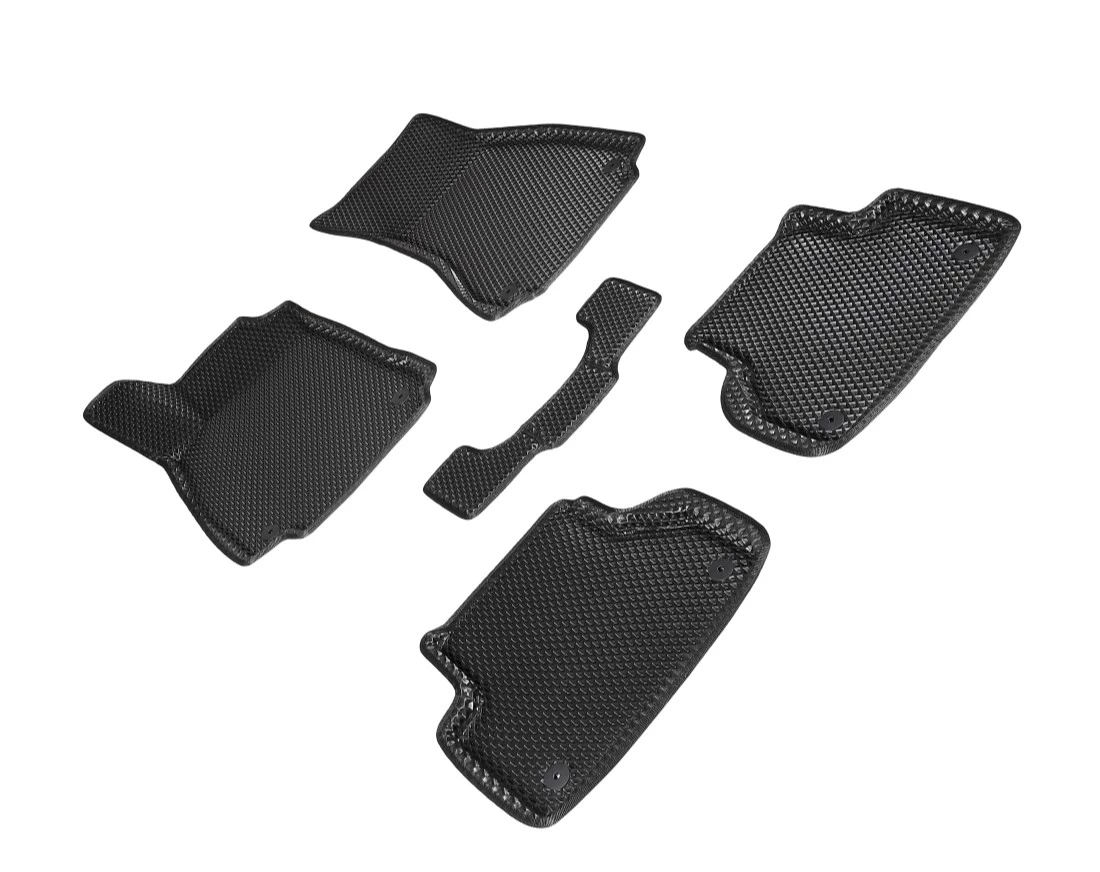 Коврики 3D EVA "РОМБ" для салона для Audi A4 V (B9) Черный