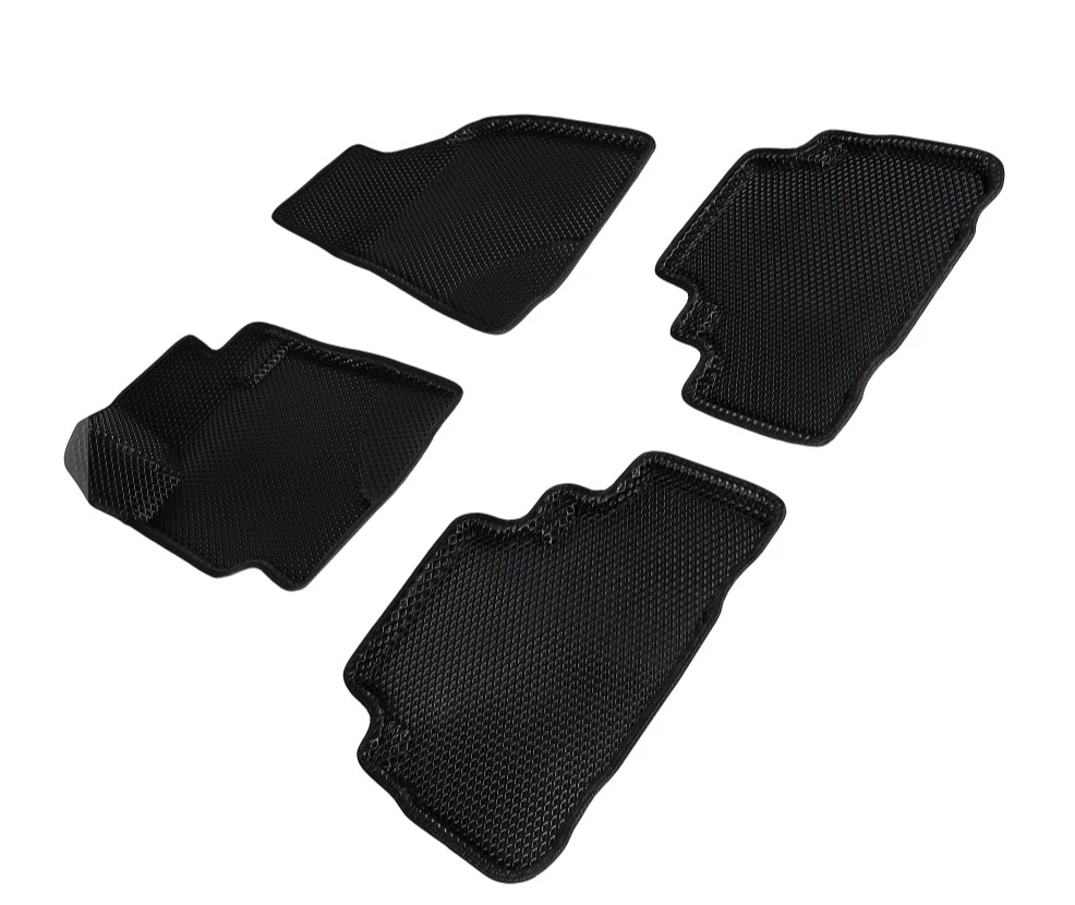 Коврики 3D EVA "РОМБ" для салона для Toyota Highlander II (U40) Рестайлинг