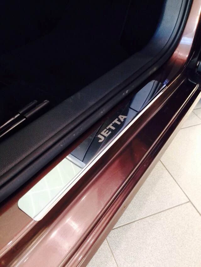 Накладки на пороги из нержавеющей стали 4шт. для Volkswagen Jetta VI