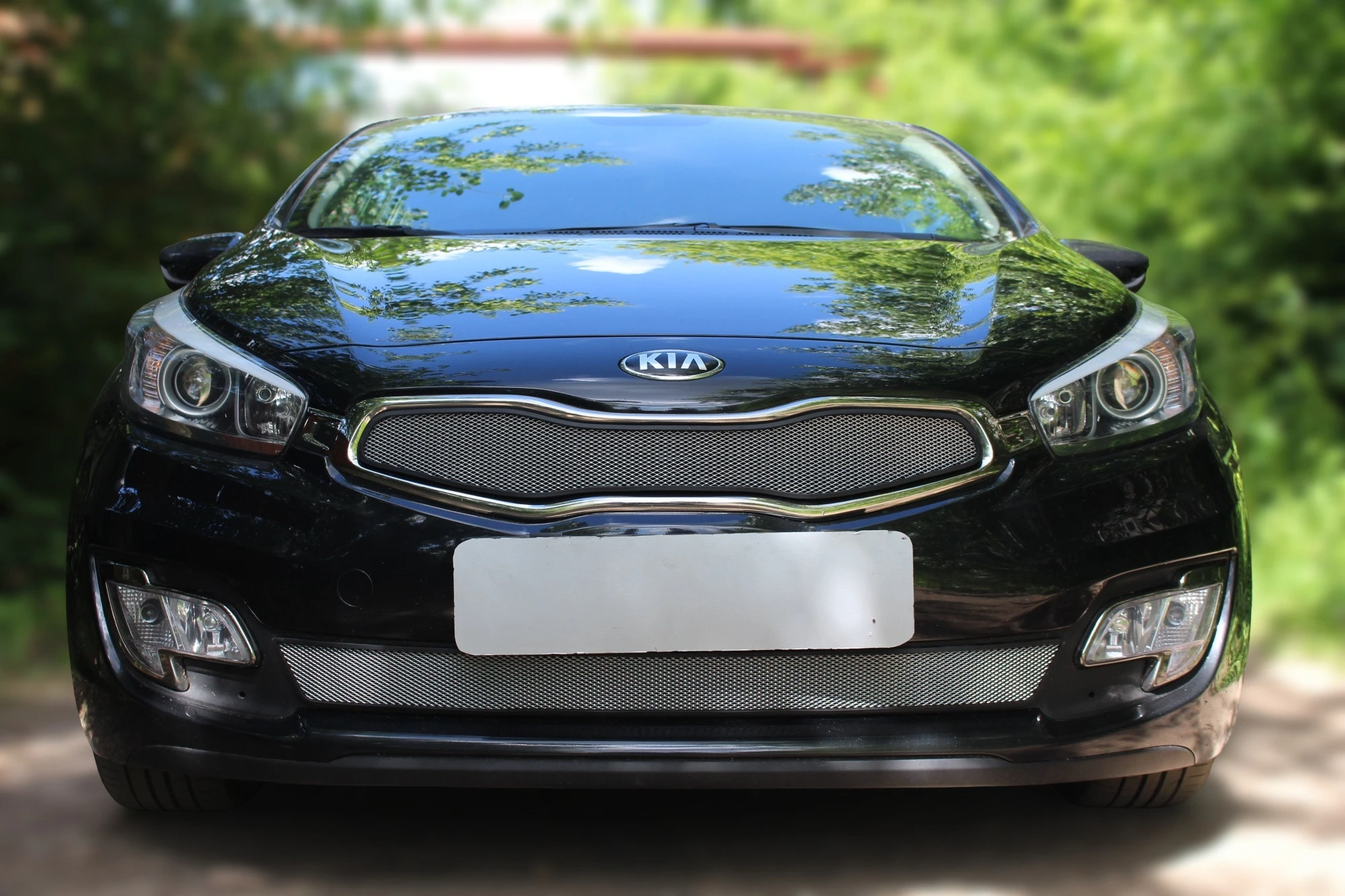 Комплект сеток chrome верх и низ для Kia Proceed II