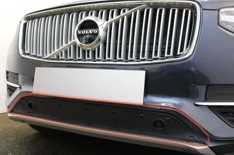 Зимняя заглушка радиатора к съемной сетке для Volvo XC90 II Черный Стрелка 11 VXC90.14.park