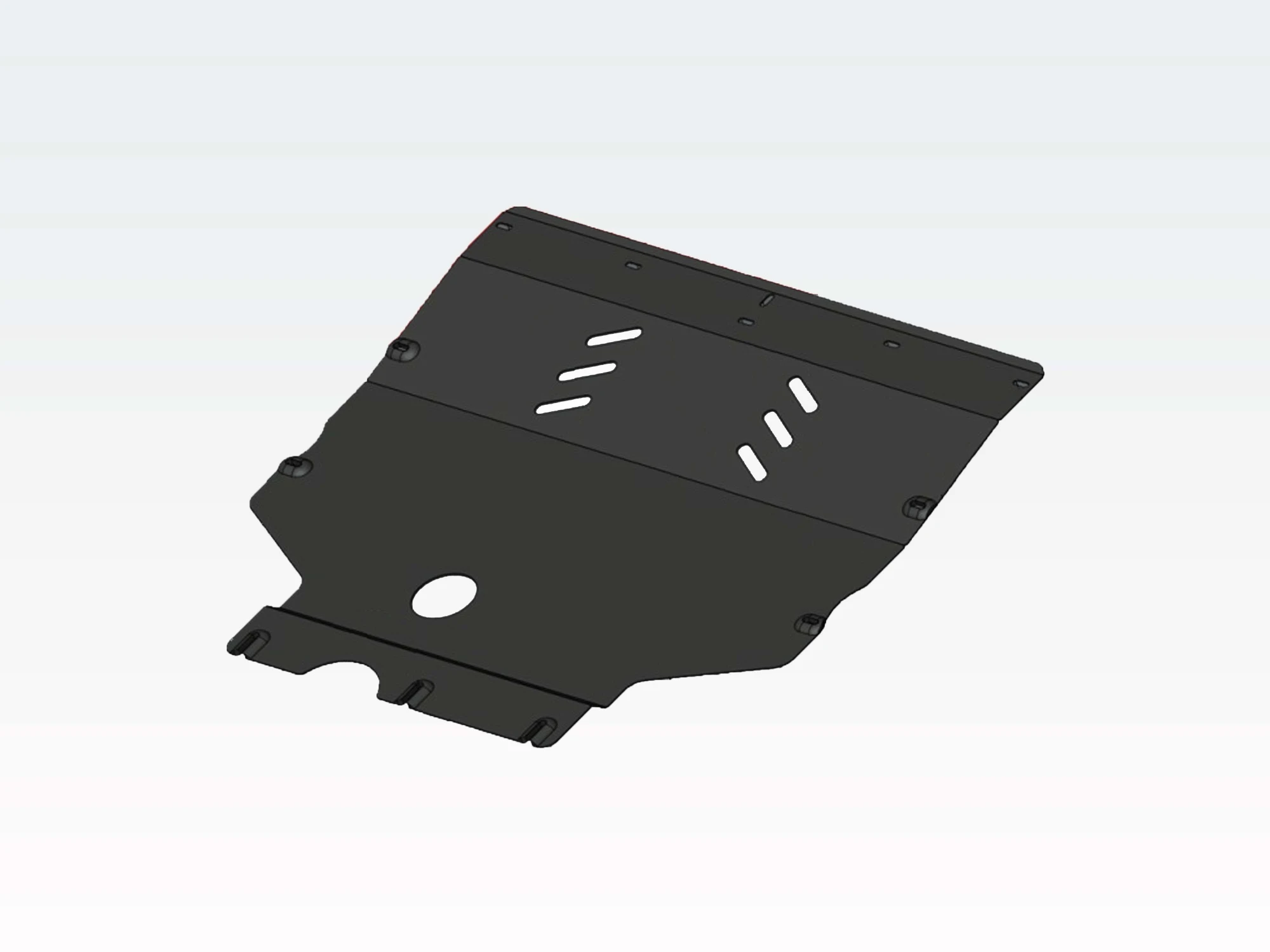 Защита картера и КПП для FAW Besturn B70  Alfeco ALF4708st
