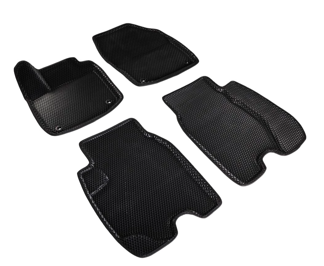 Коврики 3D EVA "РОМБ" для салона для Honda Civic IX Рестайлинг Черный