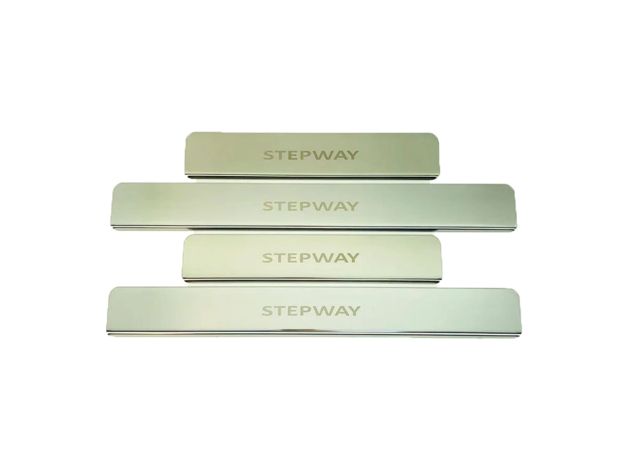 Накладки на пороги из нержавеющей стали 4шт. для Renault Sandero I