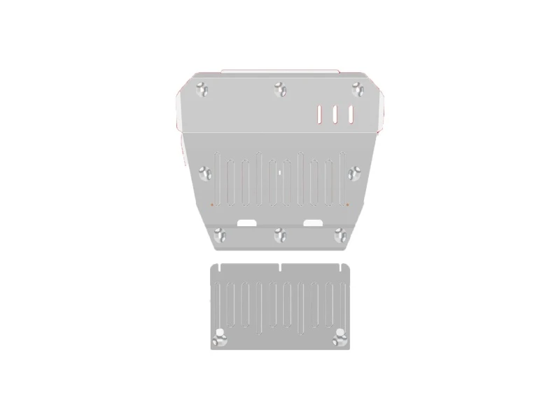 Защита картера и КПП (2 части) для Jetour T2  Alfeco ALF7004AL