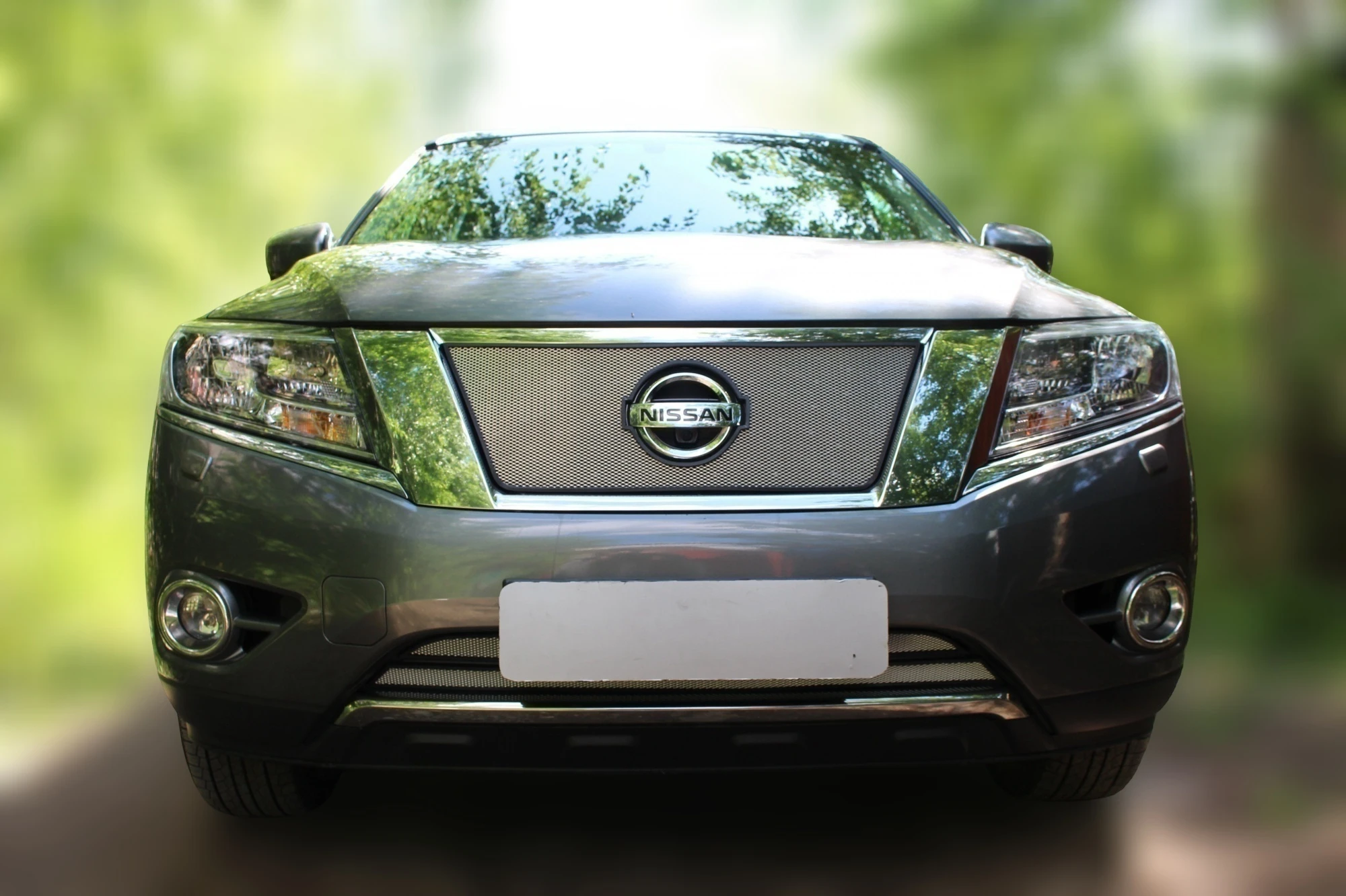 Комплект сеток chrome верх и низ 2 части для Nissan Pathfinder IV