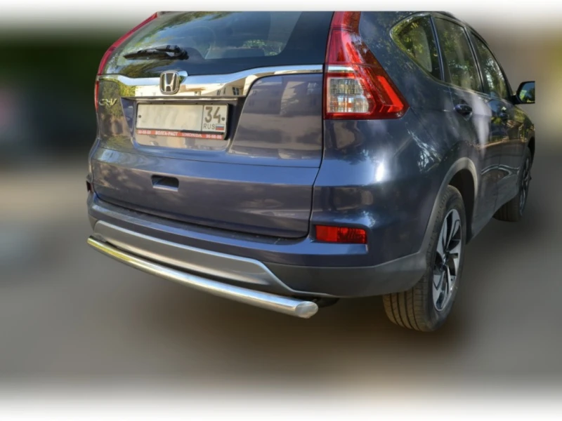 Защита заднего бампера d60 мм для Honda CR-V IV Рестайлинг  Юко HCRV.13.11