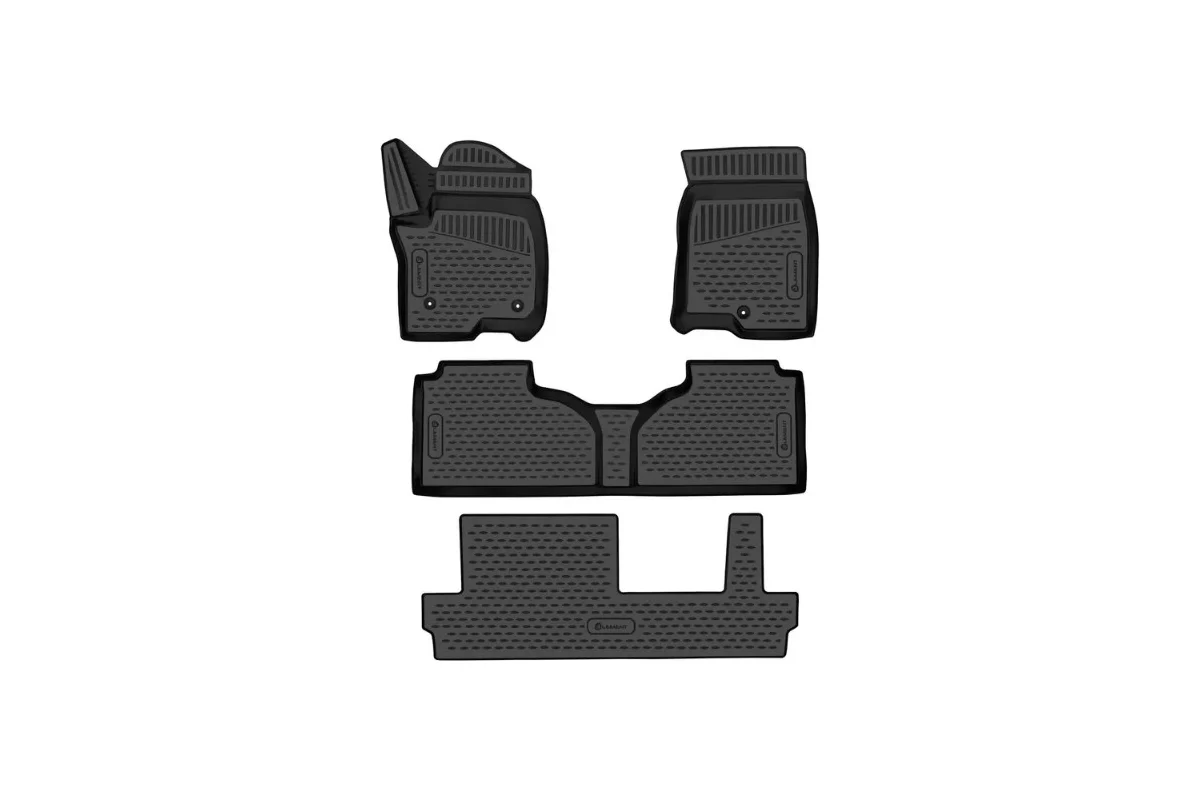 Коврики 3D в салон полиуретан 4 шт для Chevrolet Tahoe V