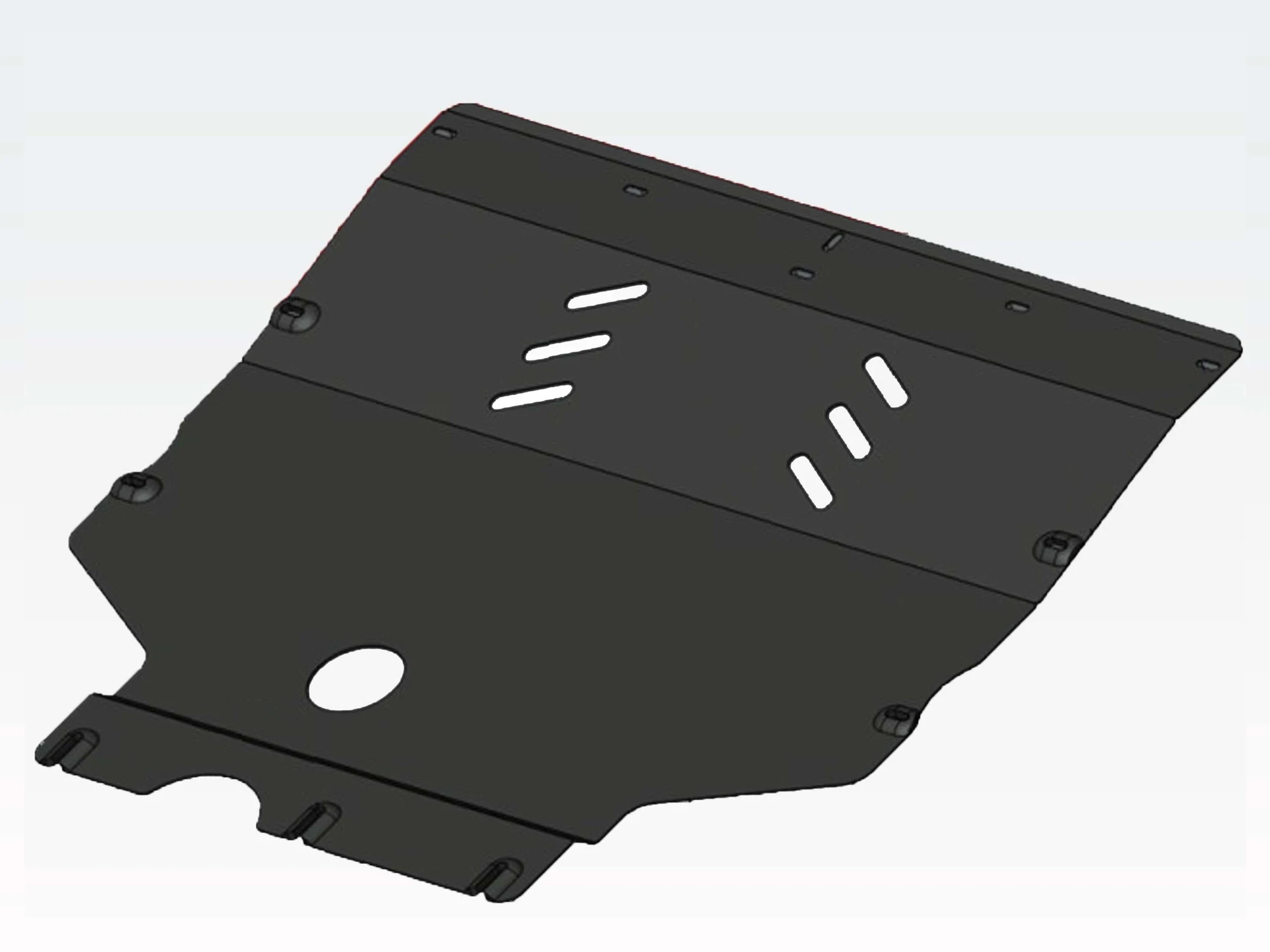 Защита картера и КПП для FAW Besturn B70  Alfeco ALF4708st