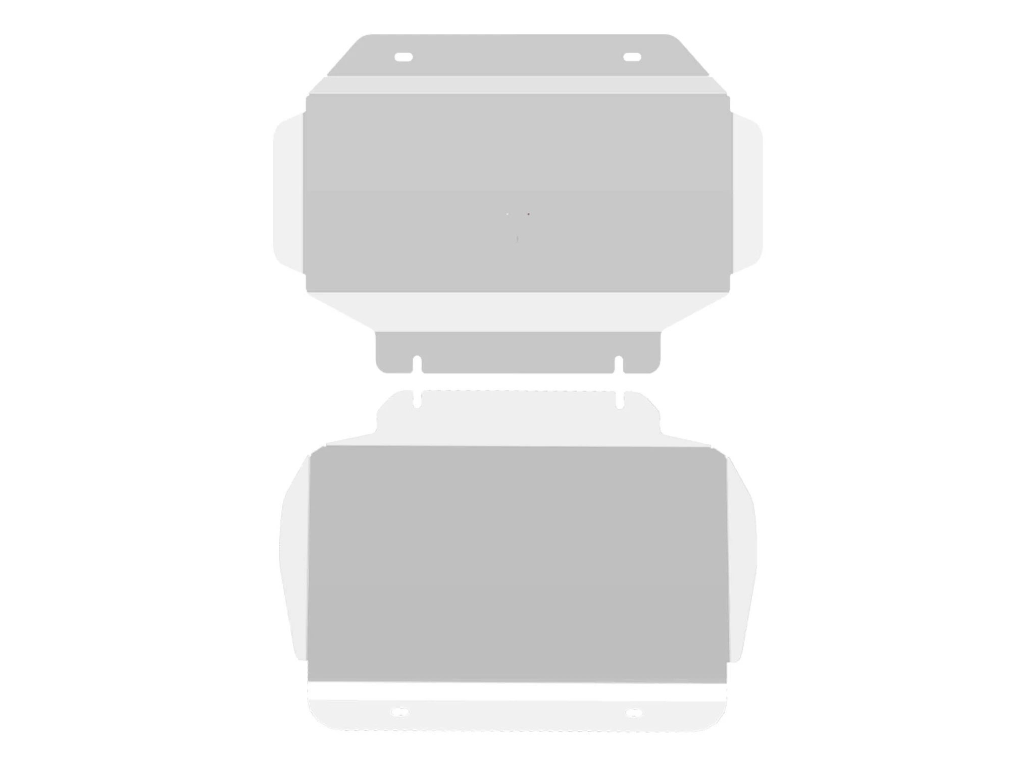 Защита картера (2 части) для Chevrolet Tahoe III  Alfeco ALF3701AL