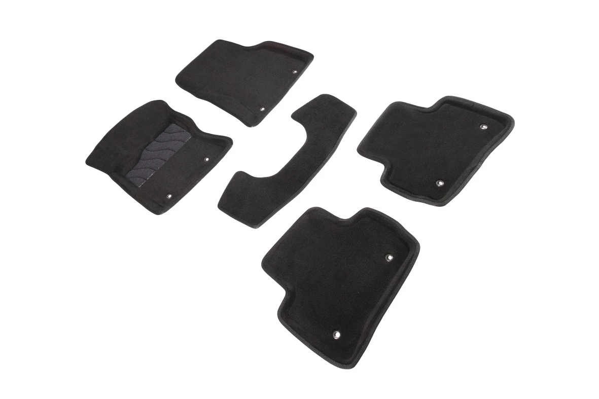 Коврики 3D ВОРС в салон для Land Rover Range Rover Velar I Черный