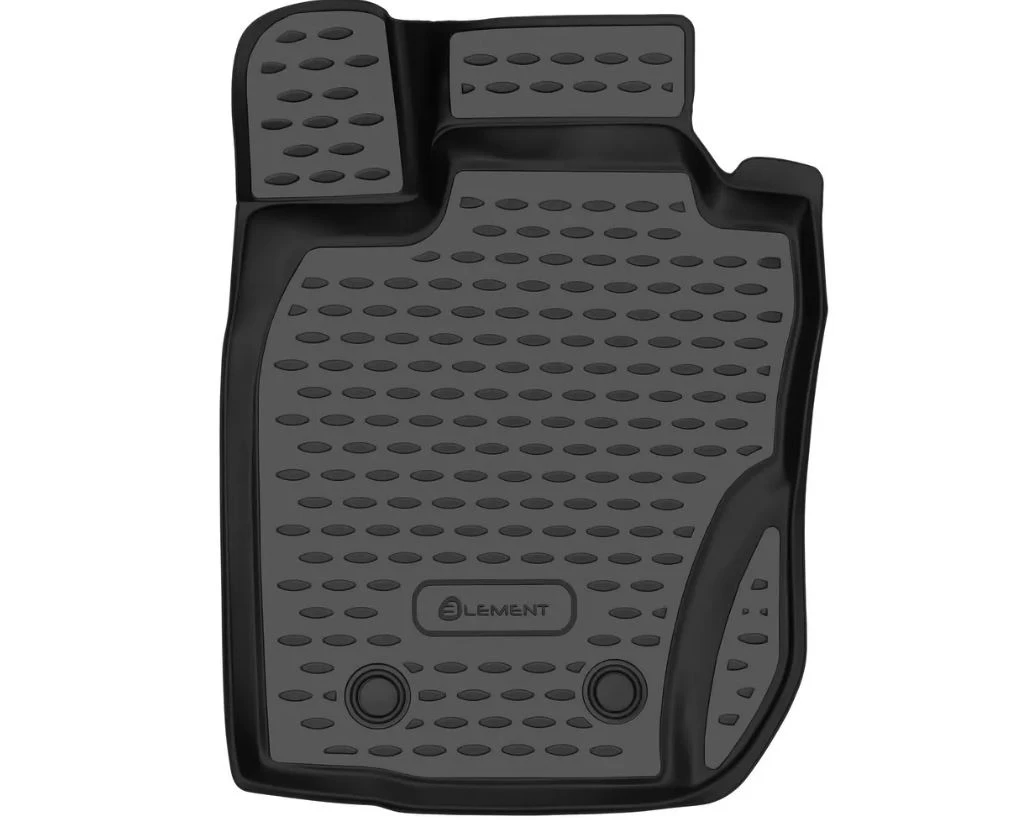 Коврик 3D в салон полиуретан для Nissan Terrano III (D10) Черный Element CARNIS10057k.FL