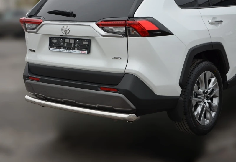 Защита заднего бампера d60 мм для Toyota RAV4 V (XA50)  Юко TRAV.19.11