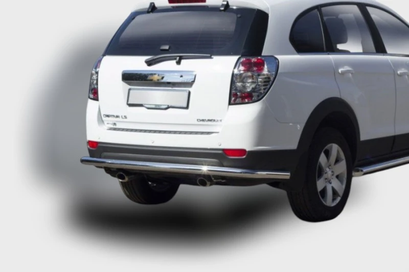 Защита заднего бампера d60 мм для Chevrolet Captiva I Рестайлинг  Юко CVC.12.11