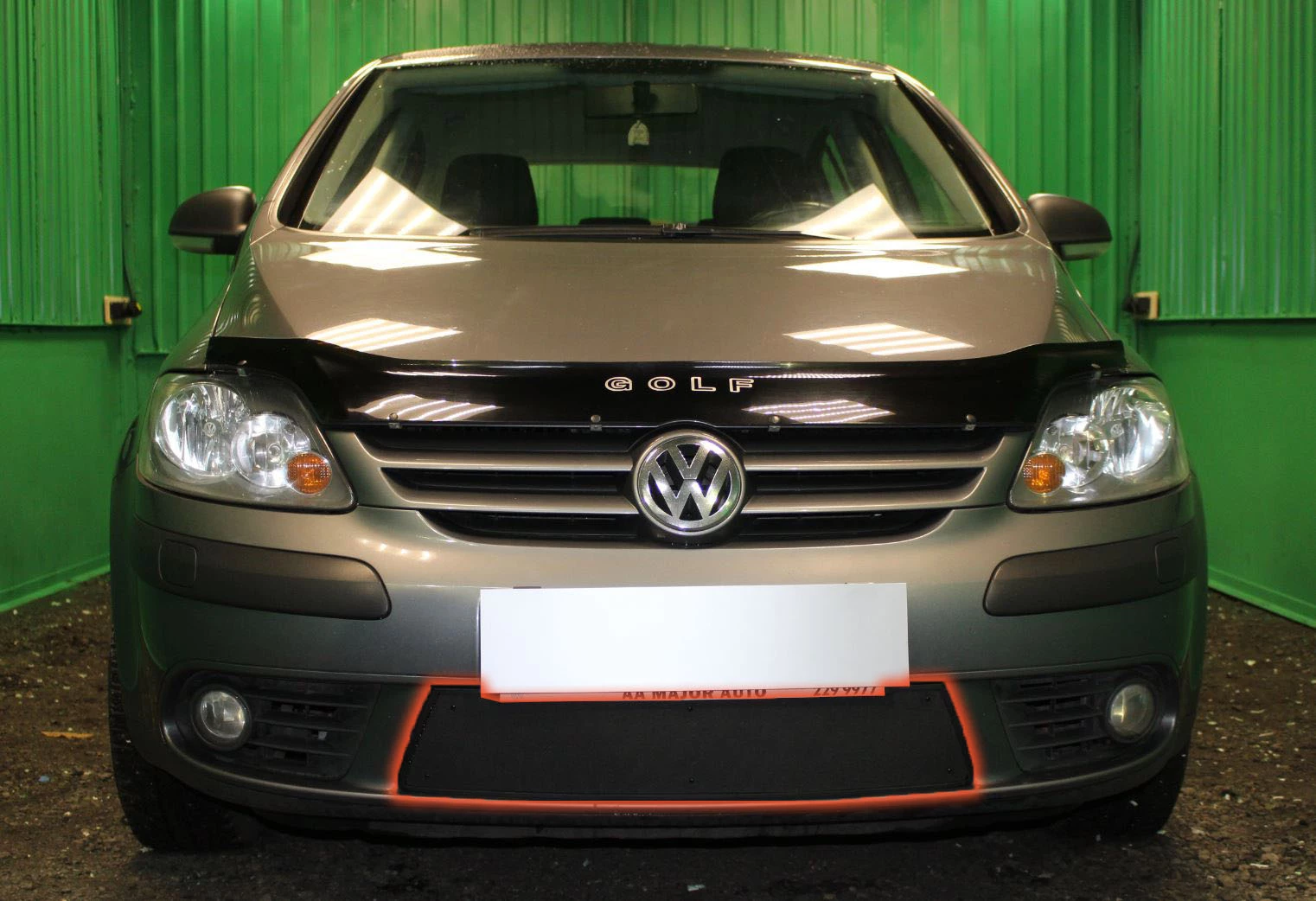 Зимняя заглушка радиатора к съемной сетке для Volkswagen Golf Plus I