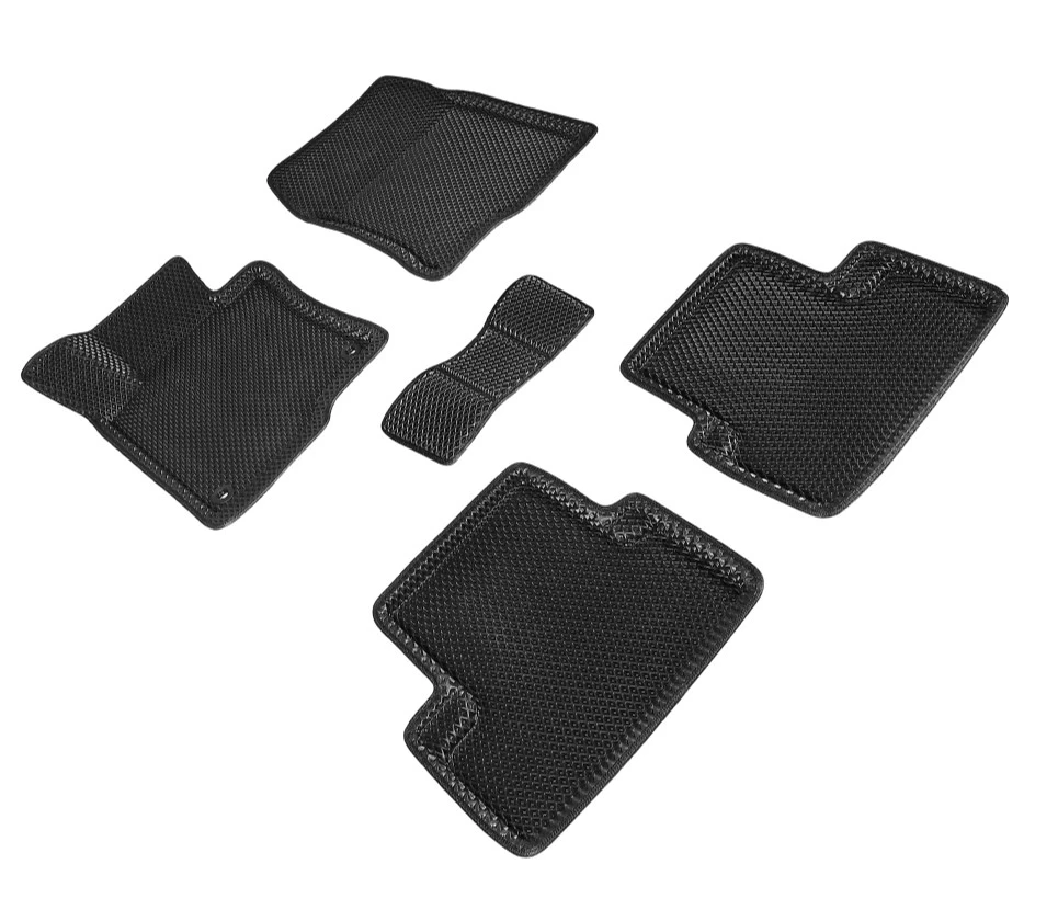 Коврики 3D EVA "РОМБ" для салона для Honda Accord VIII Черный