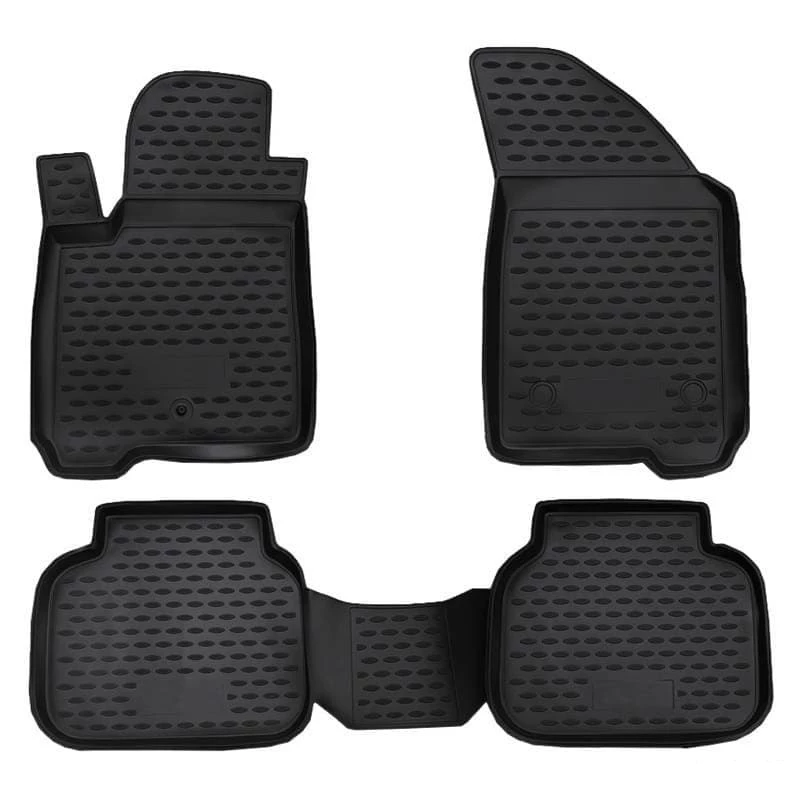 Коврики в салон полиуретан 4шт для Dodge Journey I Рестайлинг Черный