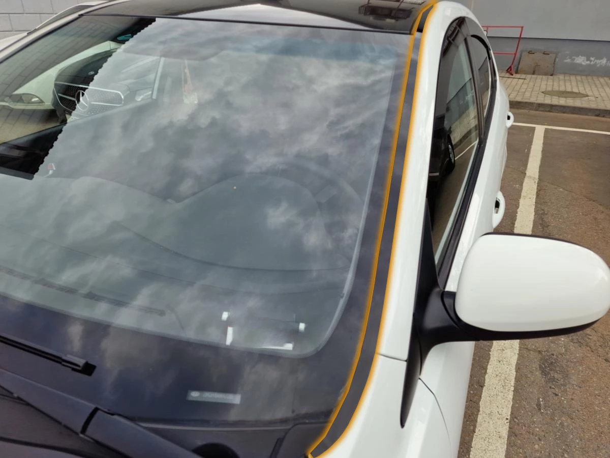 Водосток лобового стекла Премиум для Kia Rio III Рестайлинг