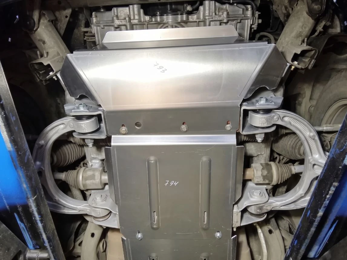Защита картера и КПП для RAM 1500 V Рестайлинг  ТСС ZKTCC00793