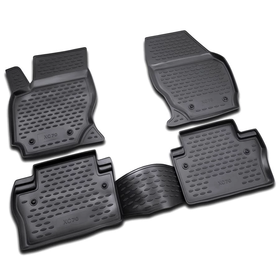 Коврики в салон полиуретан 4шт для Volvo XC70 II Серый
