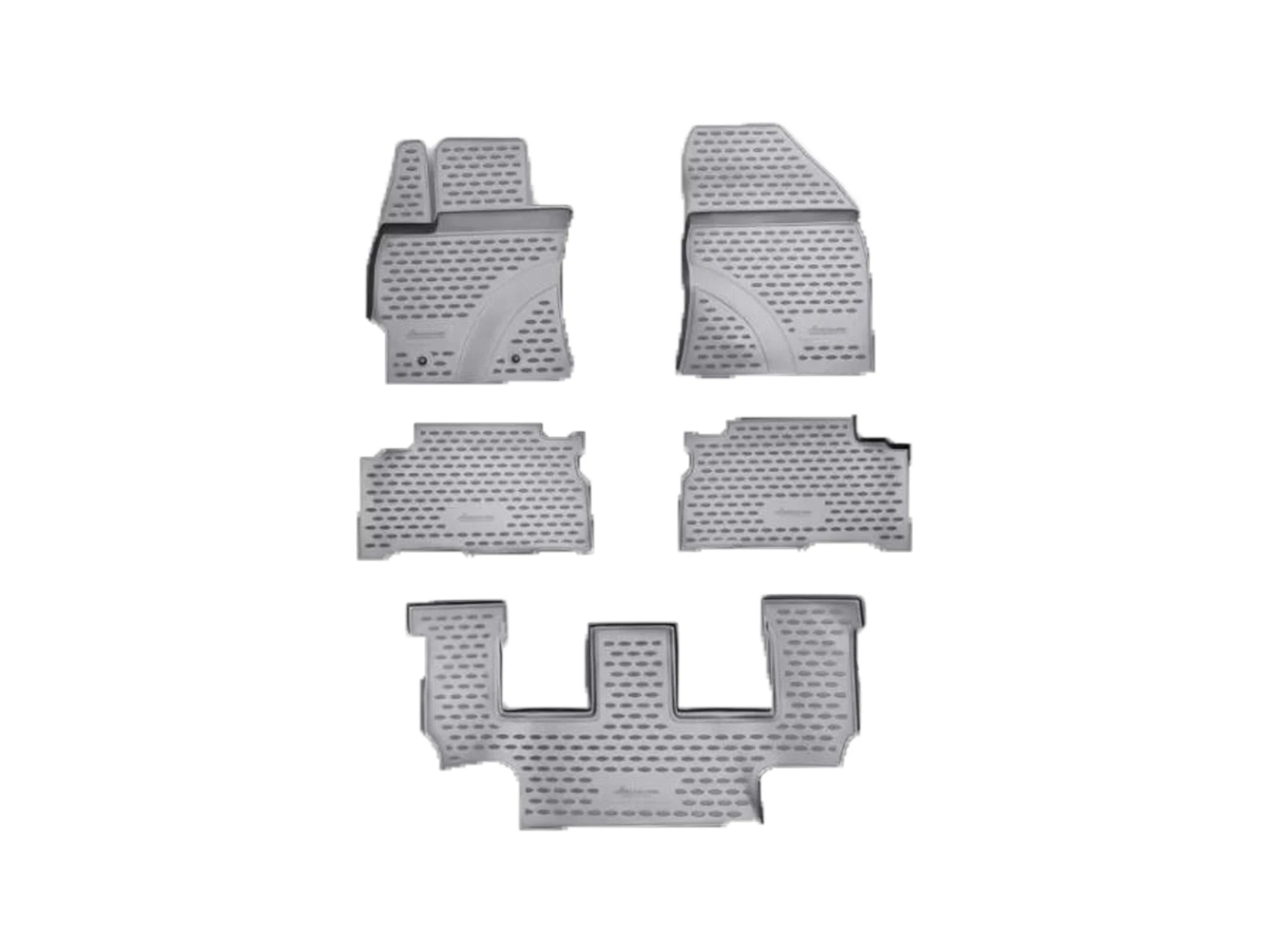 Коврики 3D в салон полиуретан 5 шт для Toyota Verso I Черный Element NLC.48.20.210
