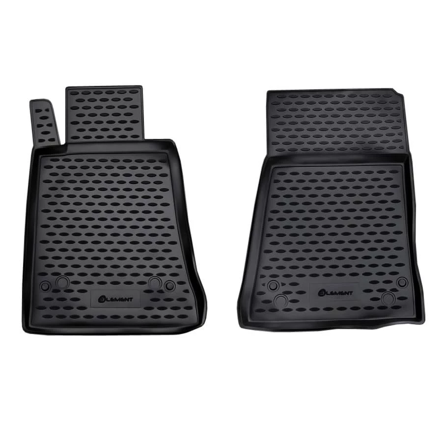 Коврики в салон полиуретан 2шт для Mercedes-Benz SLK-Класс II (R171) Рестайлинг Черный