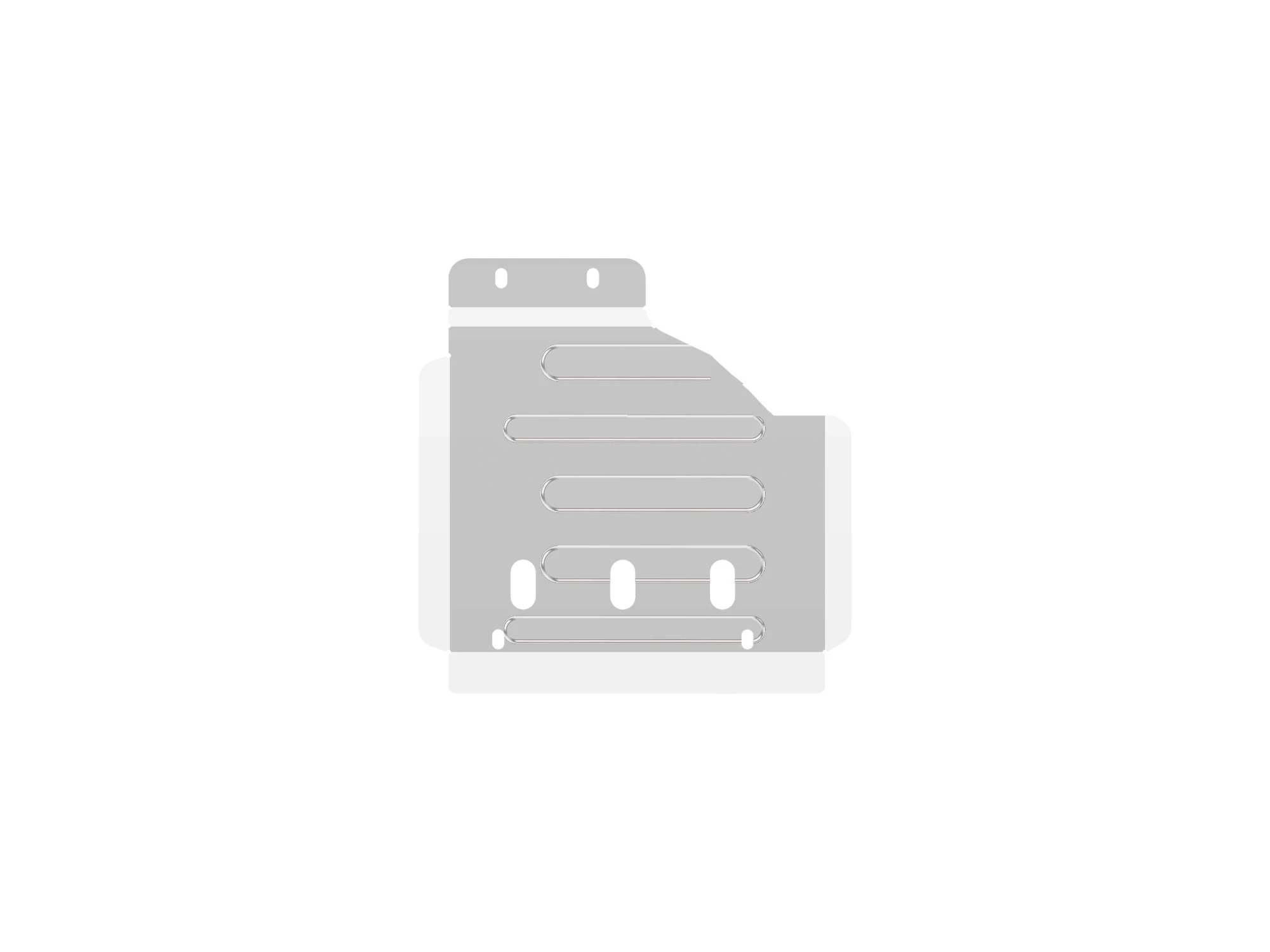 Защита РК для Toyota Fortuner II Рестайлинг  Alfeco ALF2476AL