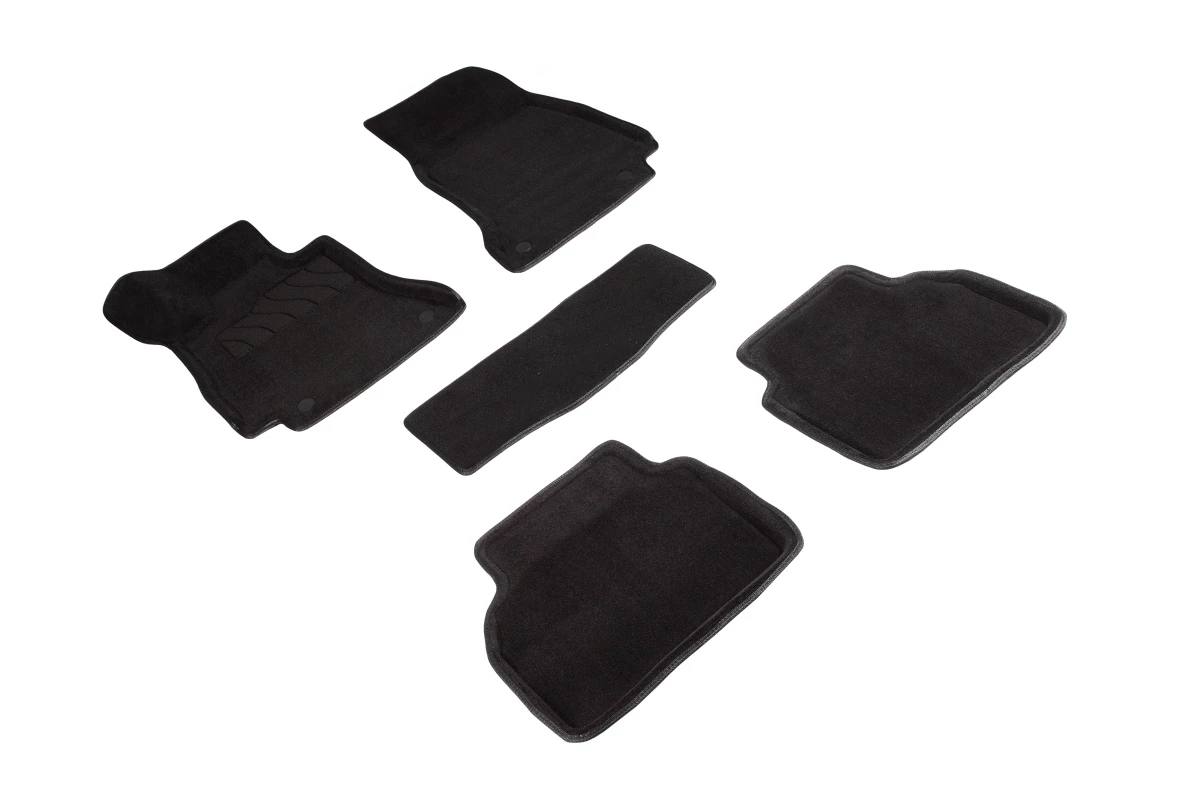 Коврики 3D ВОРС в салон для Mercedes-Benz CLS AMG III (C257) Рестайлинг Черный