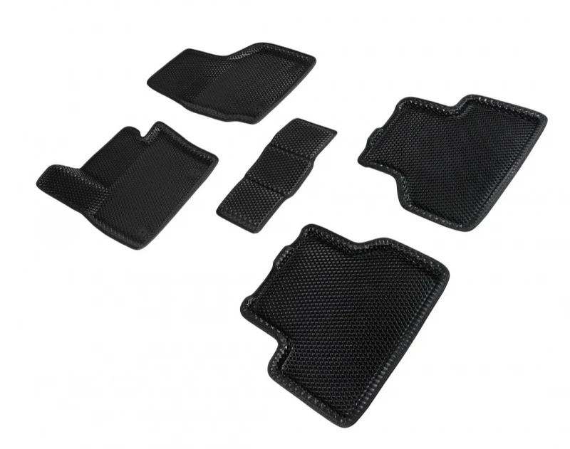 Коврики 3D EVA "РОМБ" для салона для Audi Q3 I (8U) Черный Seintex 95265