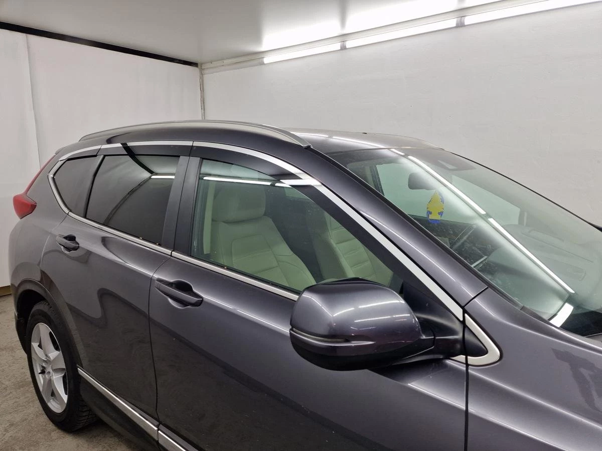 Дефлекторы окон 2D с хром накладками 6 шт. для Honda CR-V V