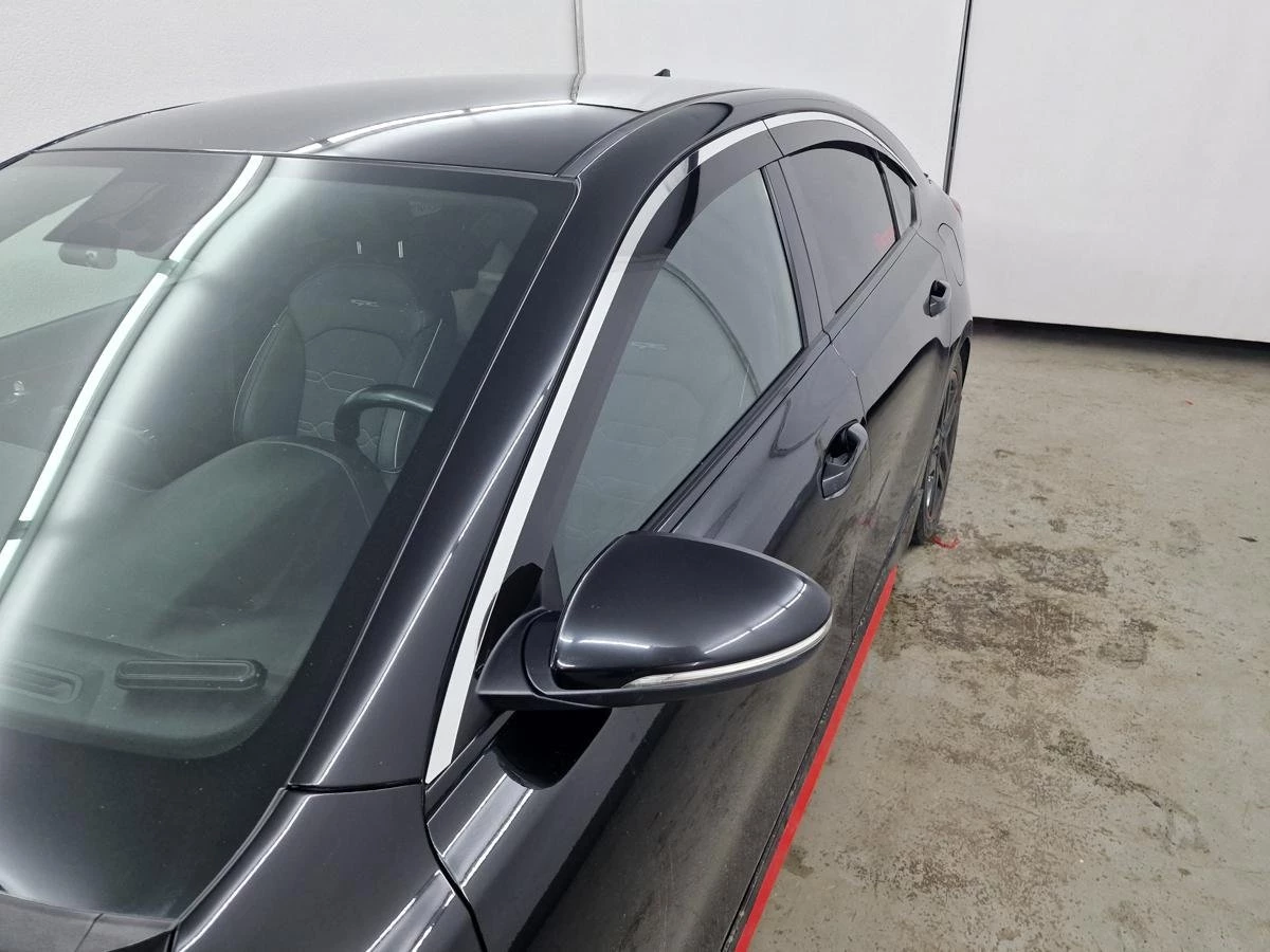 Дефлекторы окон с хром накладками 2D 6 шт для Kia Cerato IV Рестайлинг