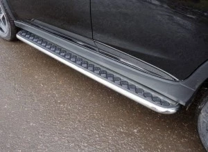 Пороги с площадкой 42,4 мм для Subaru XV II Рестайлинг