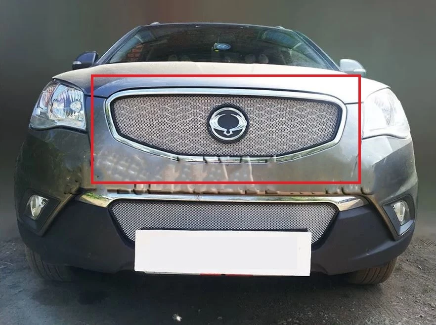 Защитная сетка радиатора верх для SsangYong Actyon II