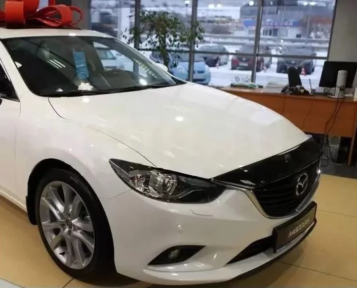 Дефлектор капота темный для Mazda 6 III (GJ) Рестайлинг 2  SIM NLD.SMAMA61312
