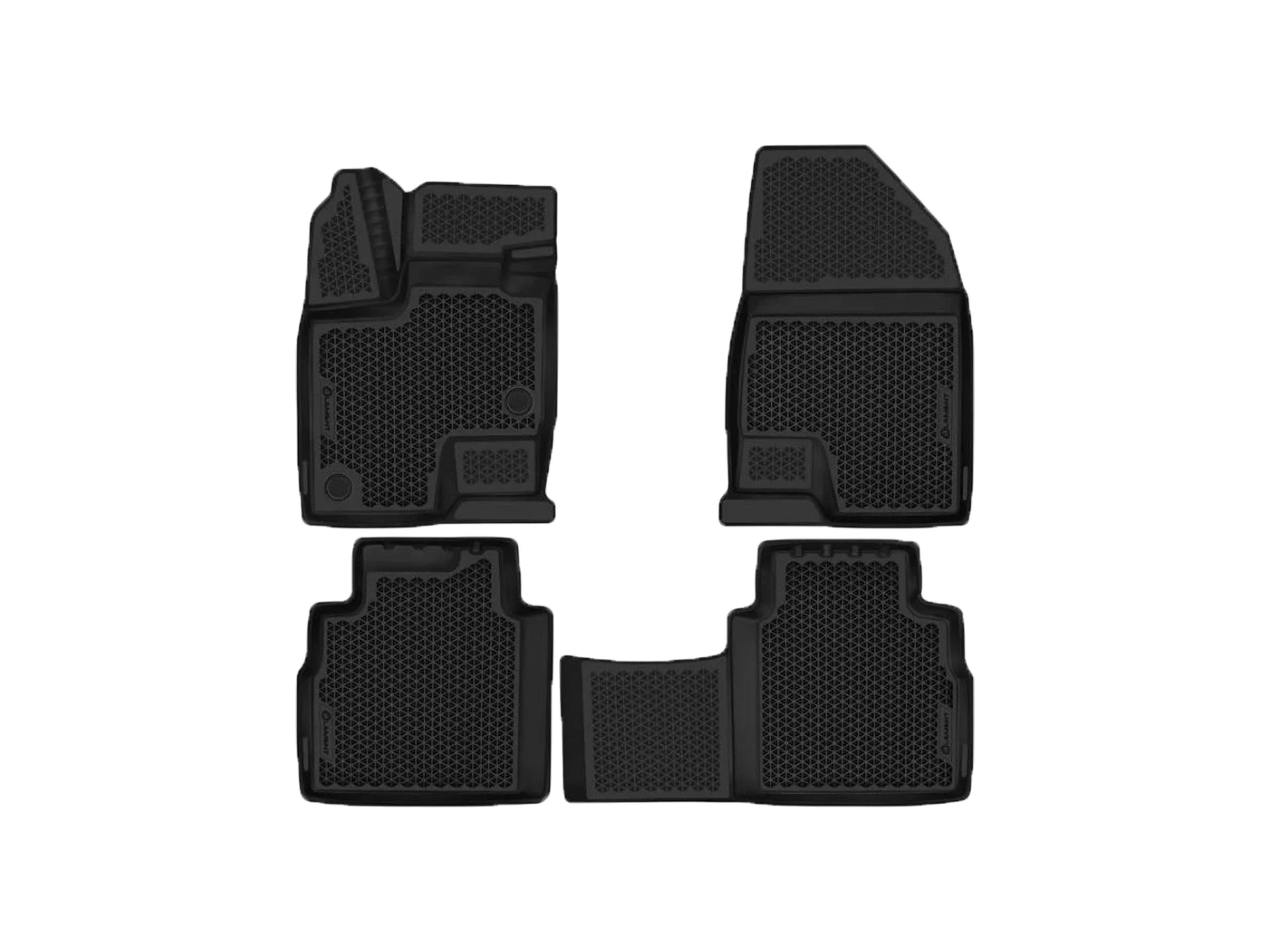 Коврики 3D в салон полиуретан 4шт для Haval F7x II  Черный Element EVA.ELEMENT3DA71452210k