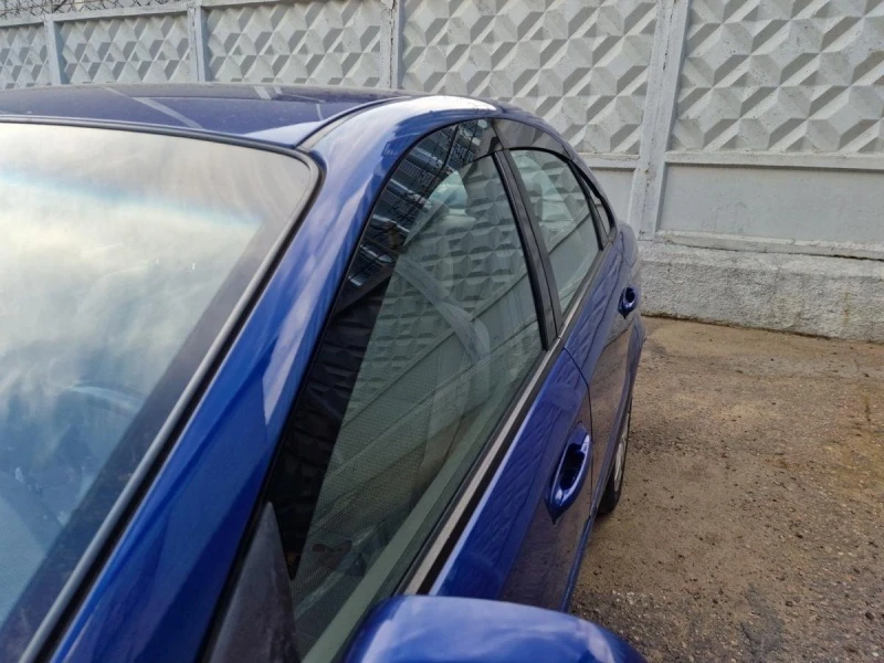 Дефлекторы окон 2D 6 шт. для Chevrolet Lacetti I Рестайлинг Черный Стрелка 11 2D358-6.S11