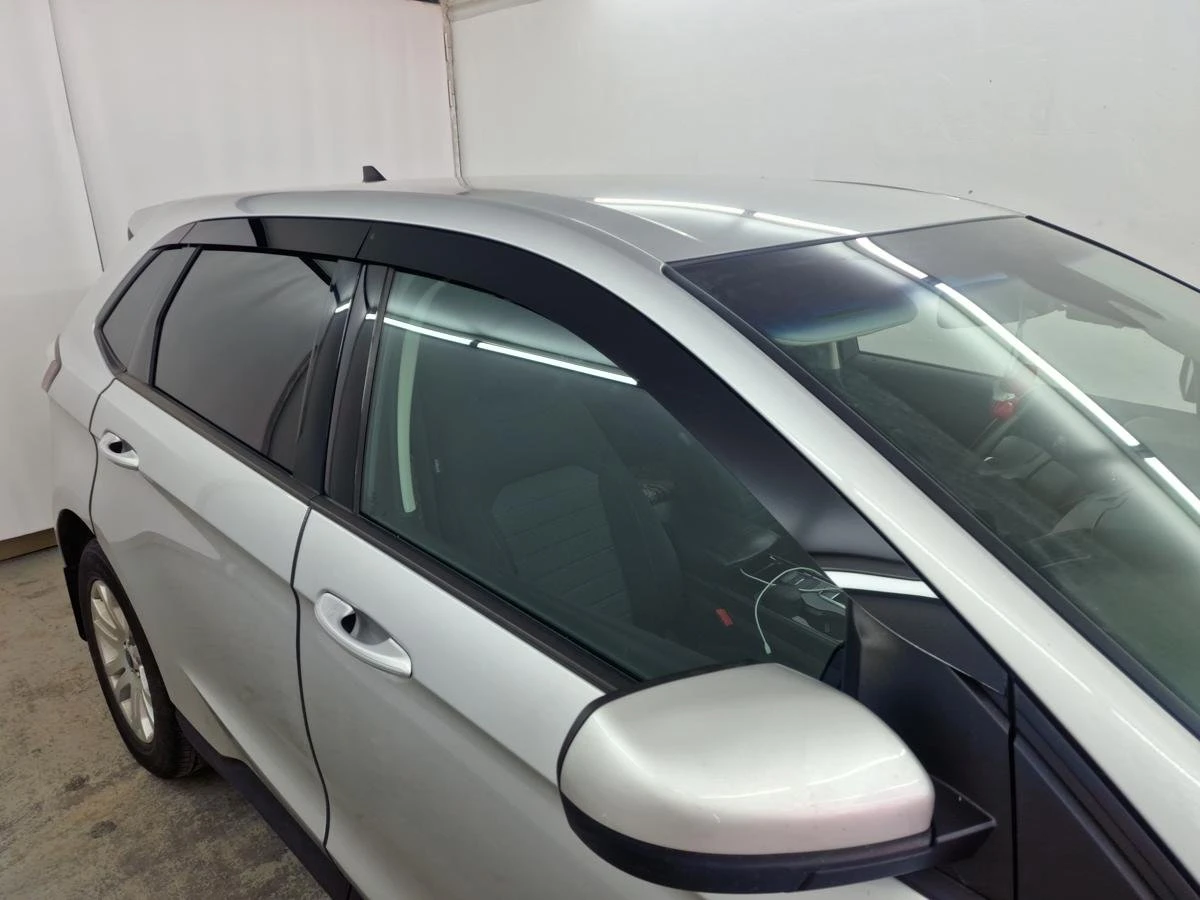 Дефлекторы окон 2D 6 шт. для Ford Edge II Рестайлинг Черный Стрелка 11 2D331-6.S11