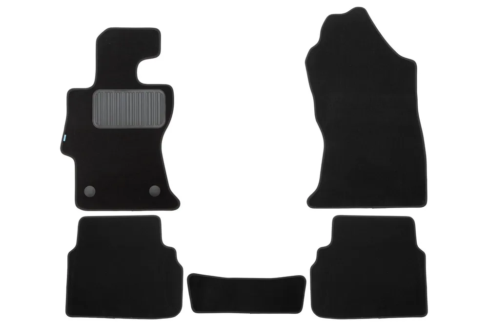Коврики в салон Klever Premium 5шт для Subaru XV II Черный