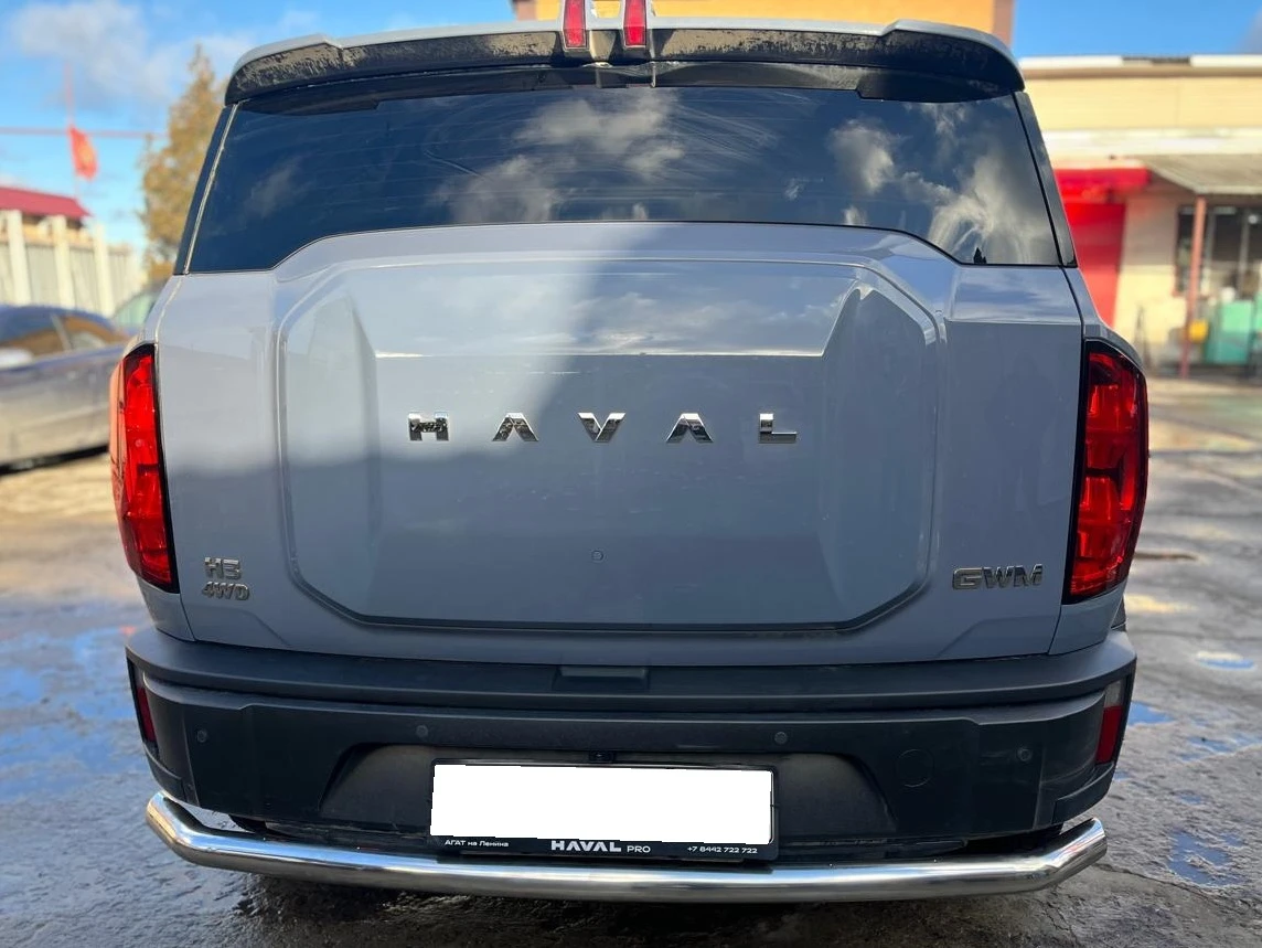 Защита заднего бампера d60 мм для Haval H3 I  Юко HVH3.24.11