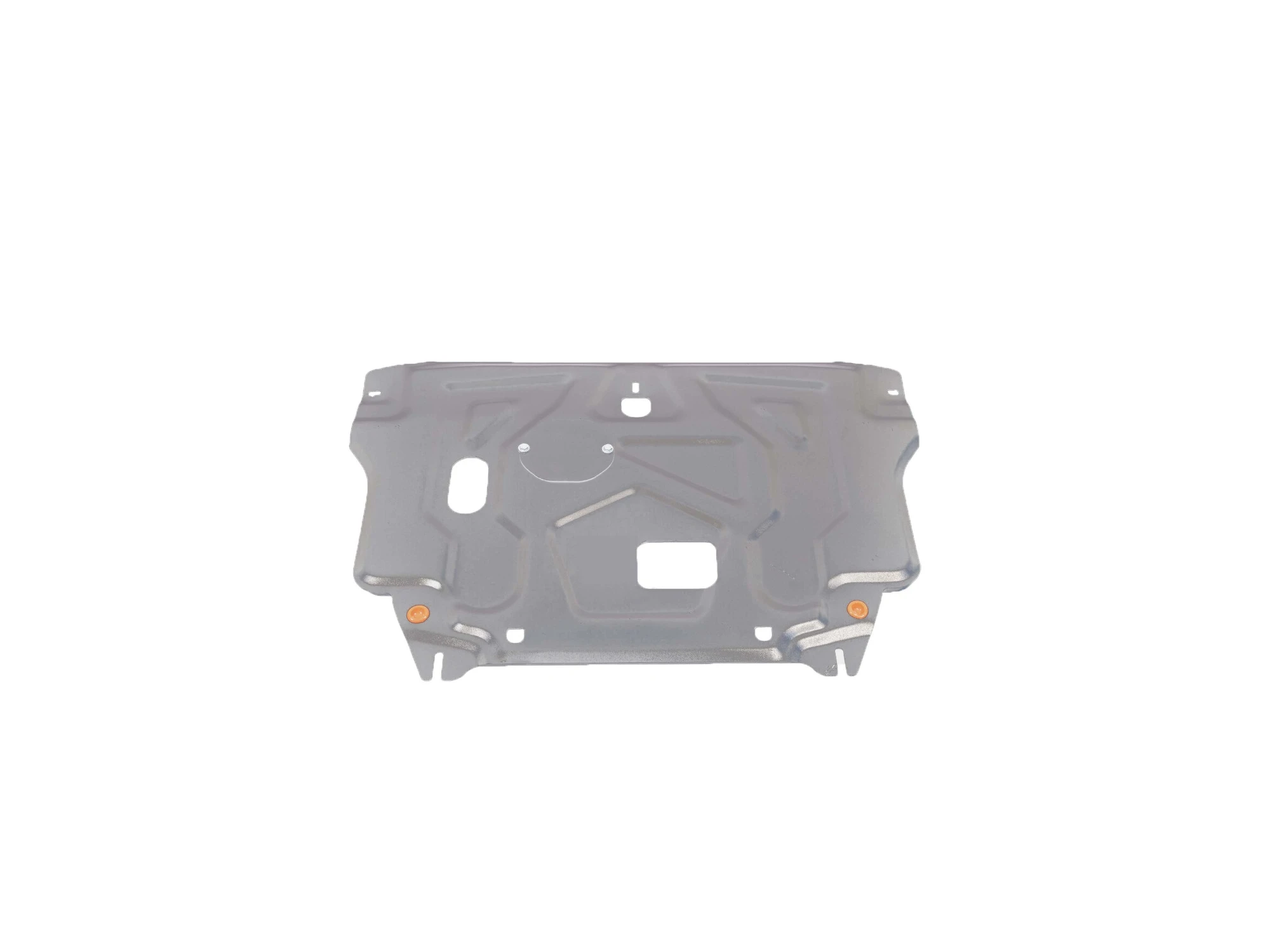 Защита картера и КПП для Hyundai Creta I Рестайлинг Черный Alfeco ALF1041AL4