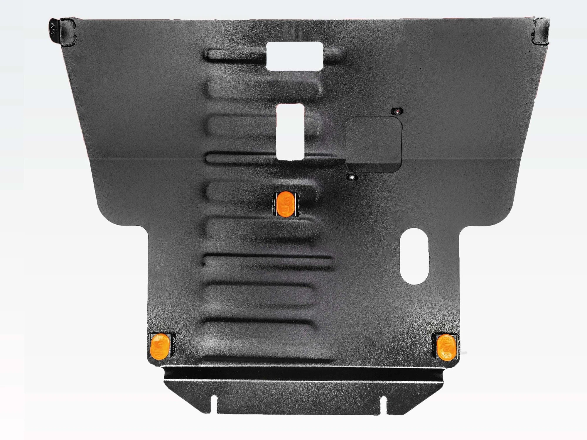 Защита картера и КПП для Toyota Avensis II Рестайлинг Черный Alfeco ALF2402ST