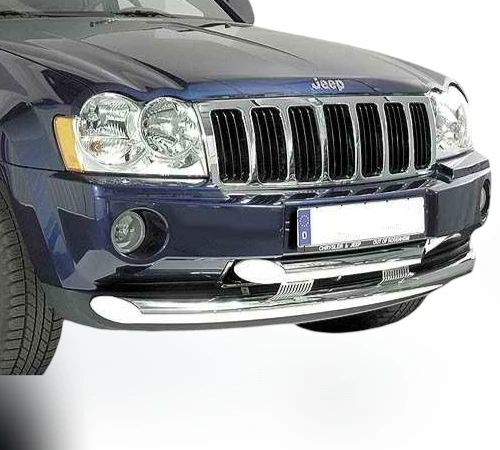 Защита переднего бампера двойная d76/76 мм для Jeep Grand Cherokee III (WK)  Юко JGC.12.03