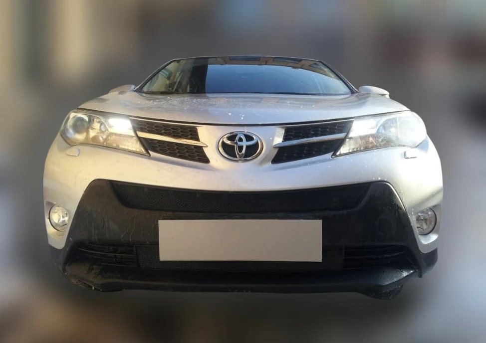 Комплект сеток black верх и низ для Toyota RAV4 IV (XA40)