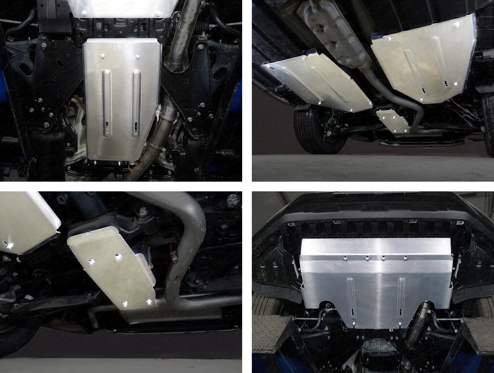 Защиты комплект (картер и КПП, задний дифференциал, бак правая, бак левая) для Subaru Forester V Рестайлинг