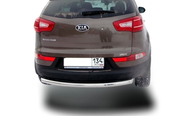 Защита заднего бампера d60 мм для Kia Sportage III  Юко KSP.10.11
