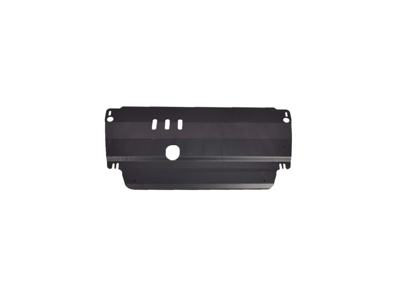 Защита картера и КПП для Renault Scenic II Черный Alfeco ALF1803ST