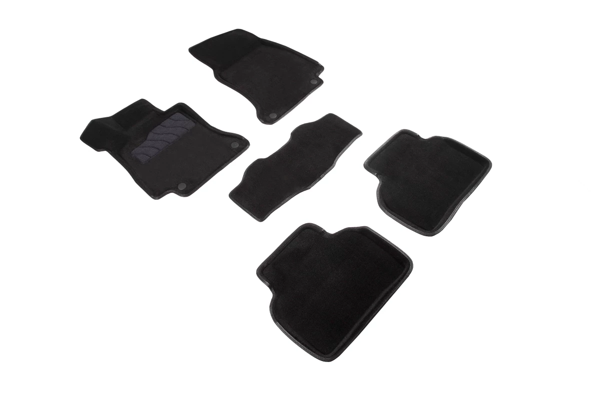 Коврики 3D ВОРС в салон для Mercedes-Benz E-Класс AMG V (W213) Рестайлинг Черный