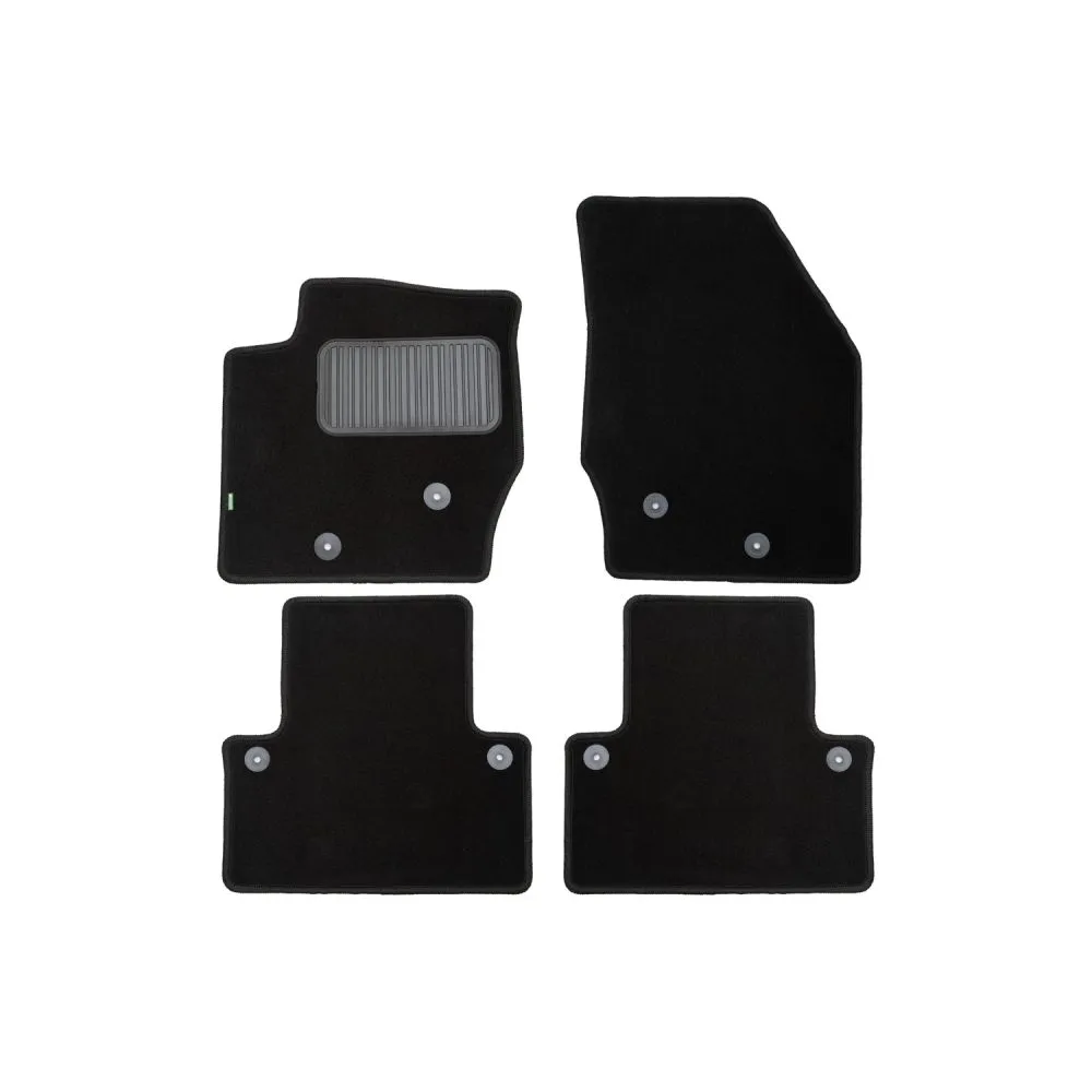 Коврики в салон Klever Standard 4шт для Volvo XC90 I Рестайлинг Черный