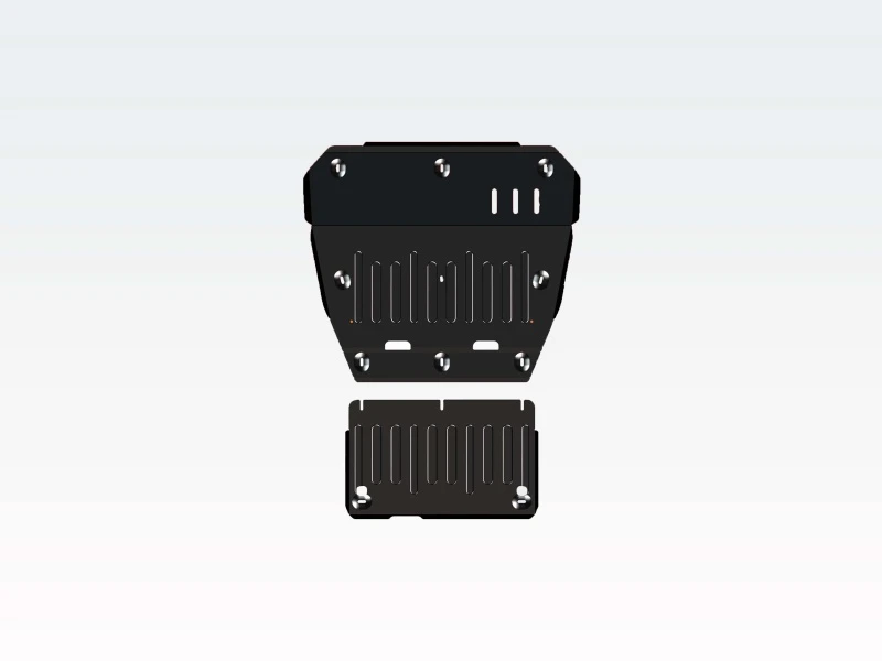 Защита картера и КПП (2 части) для Jetour T2  Alfeco ALF7004ST